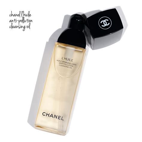 chanel le blanc huile|Chanel l huile cleansing oil.